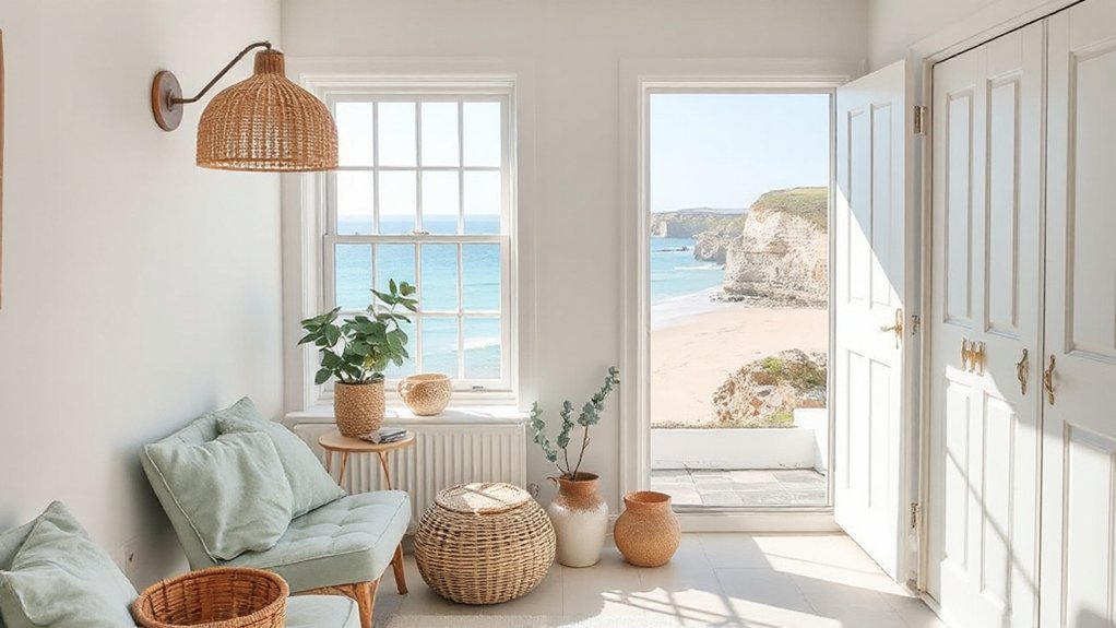 calming coastal color palette