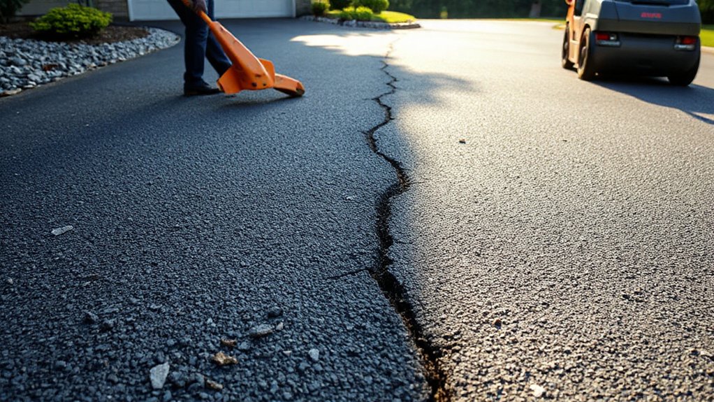 crack repair and surface preparation