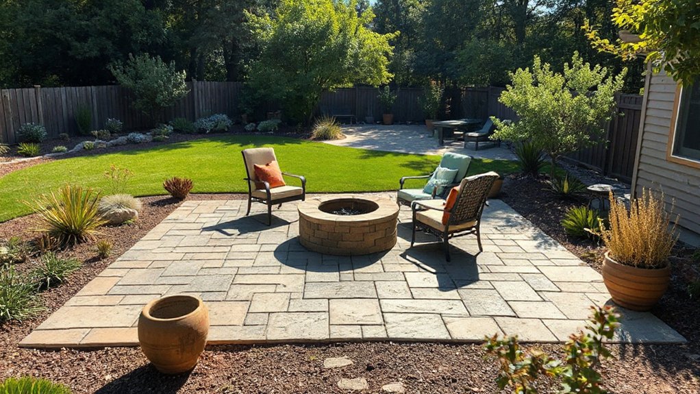 durable low maintenance patio planning