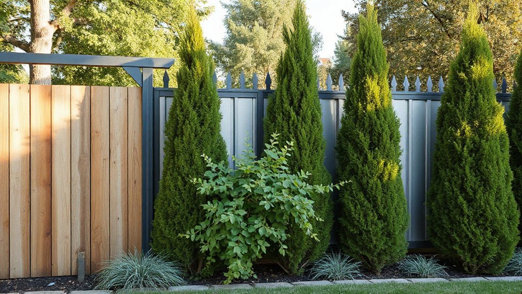 durable stylish mixed fences