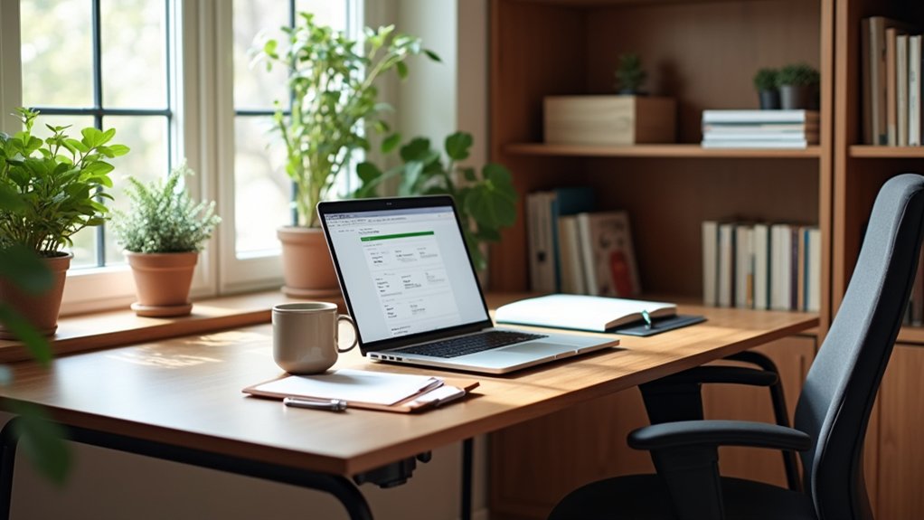 efficient and ergonomic workspace