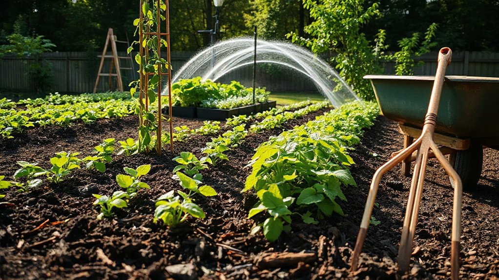 garden prep for summer