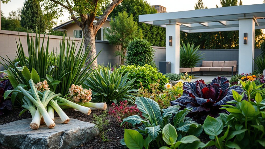 luxurious edible garden design