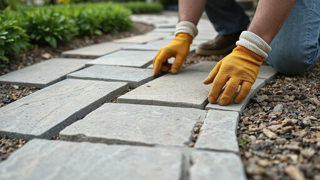 pre lay stone layout check