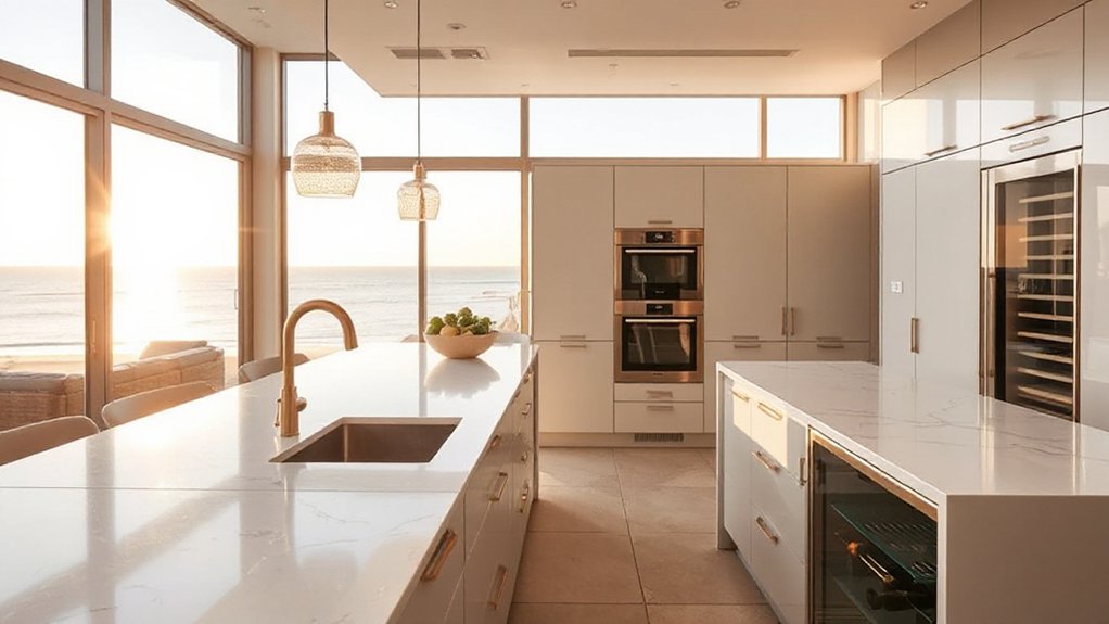 seamless luxurious sea view storage